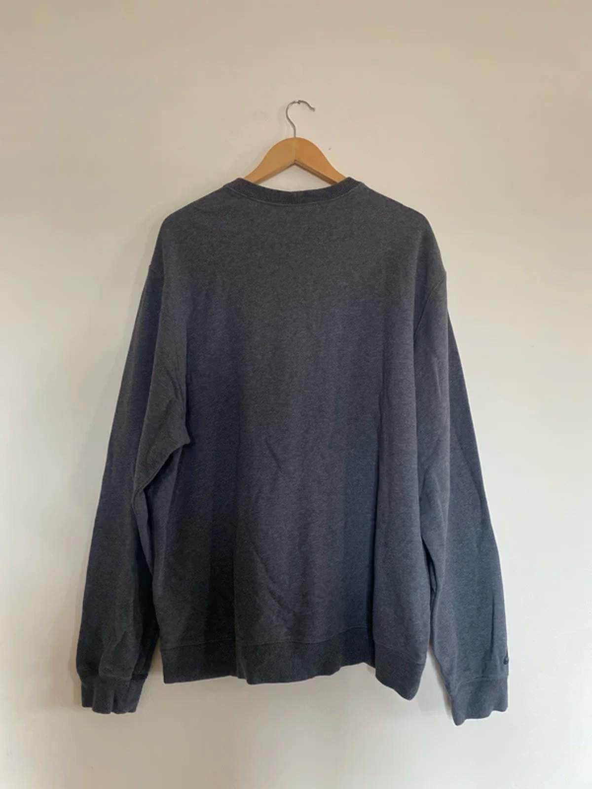 Vintage Nike Spell Out Crewneck Jumper Grey XXL