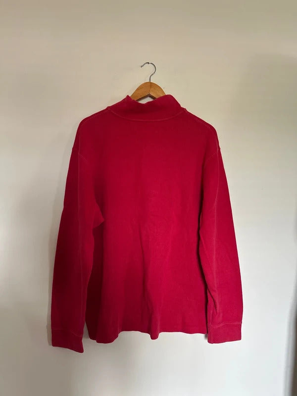 Ralph Lauren 1/4 Zip Jumper Red Large