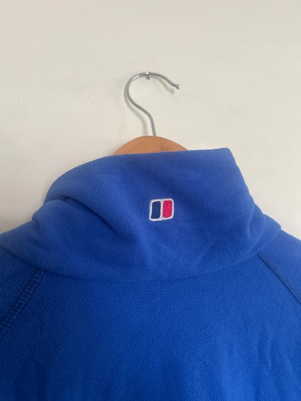 Berghaus Fleece Zip Up Jacket Blue Large