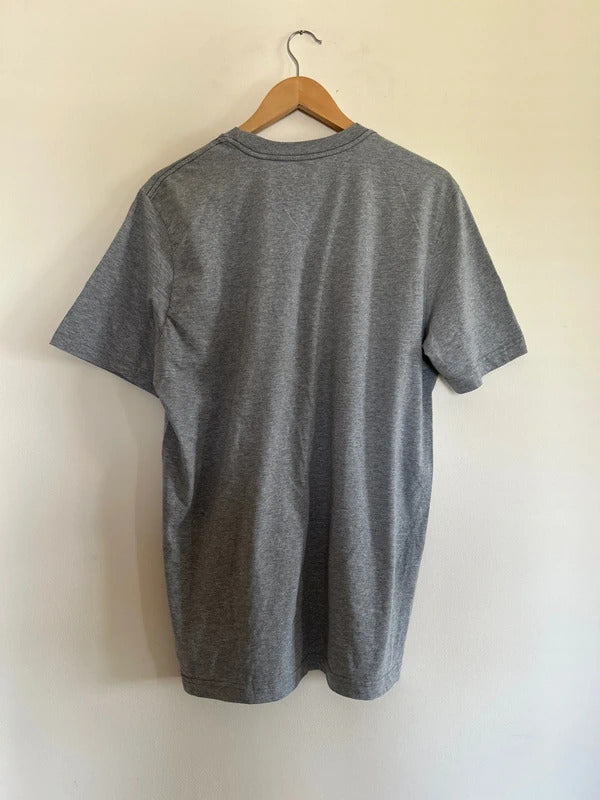 Vintage Nike Print T-shirt Grey Large