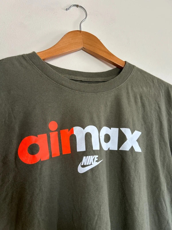 Nike Air Max Logo T-shirt Khaki Medium