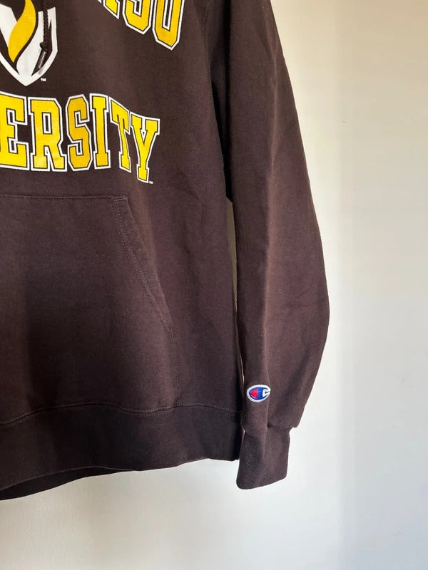 Champion Valparaiso College Hoodie Brown Medium