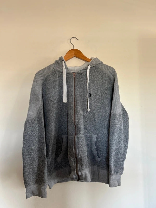 Ralph Lauren Zip Up Jacket Grey Large