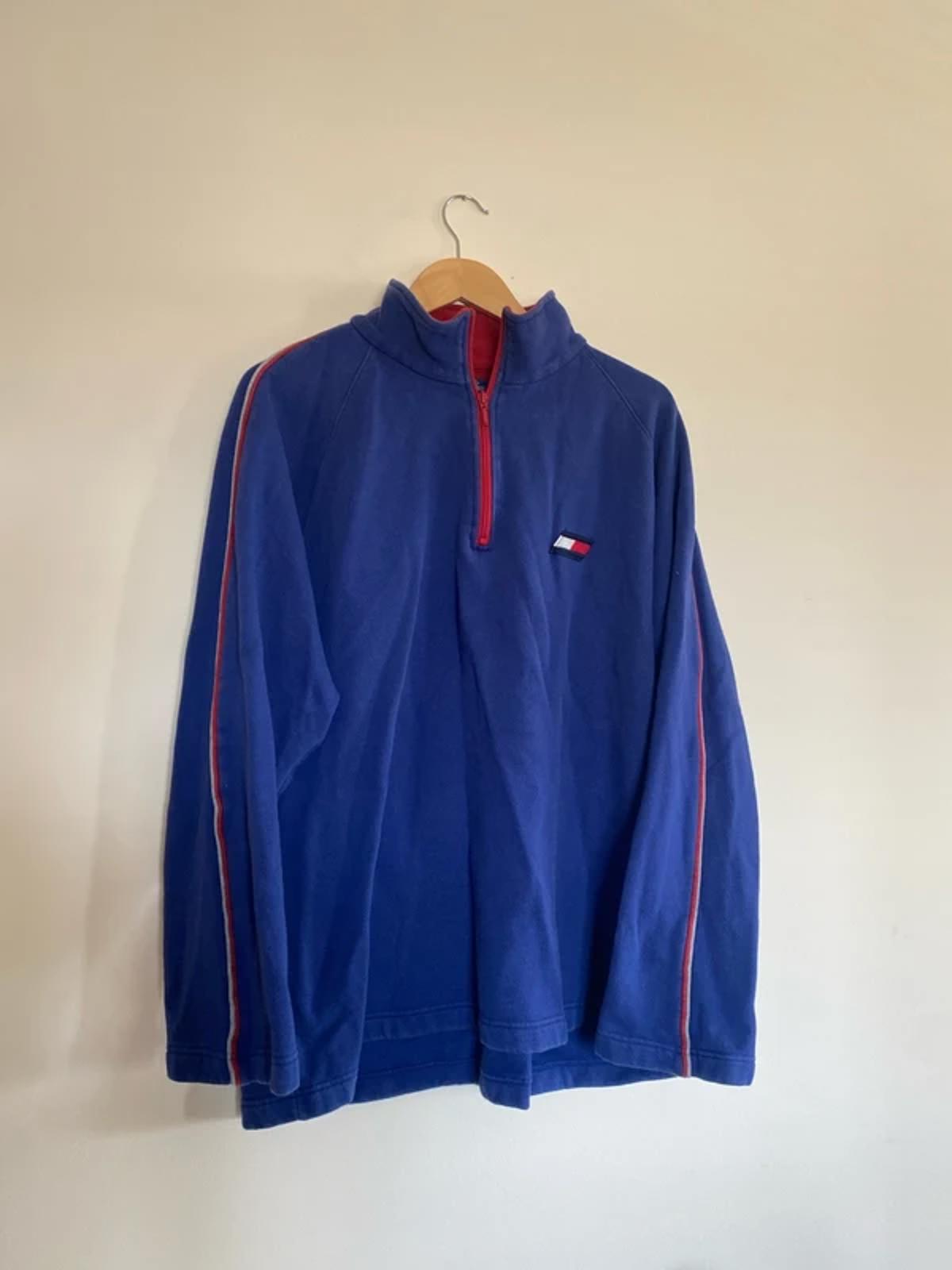 Vintage Tommy Hilfiger Athletics 1/4 Zip Jumper XL