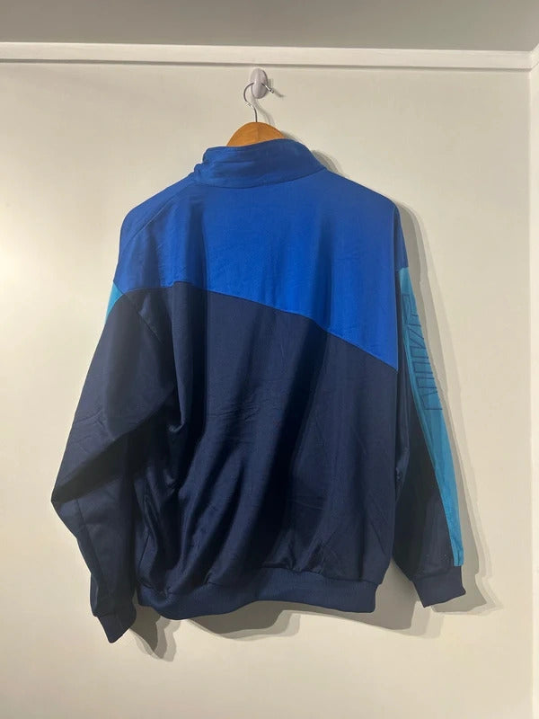 Vintage Nike Zip Up Jacket Blue/Black Large