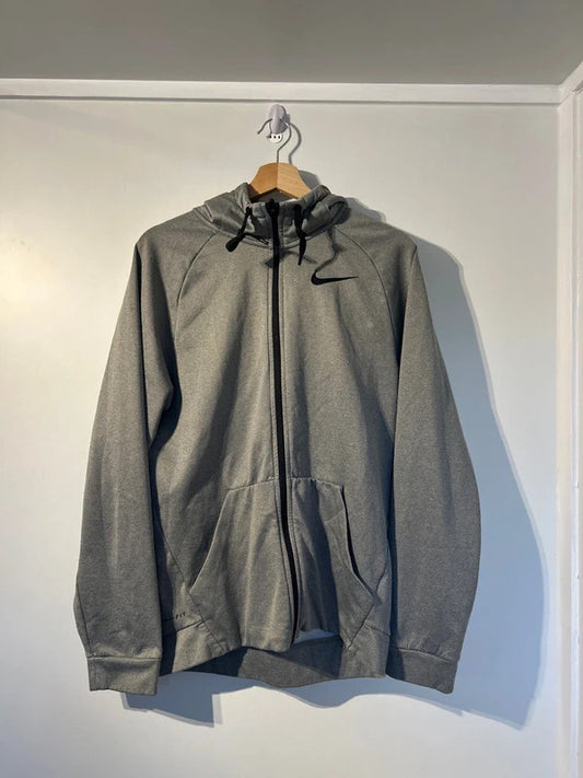 Vintage Nike Dri-Fit Zip Up Jacket Grey Small