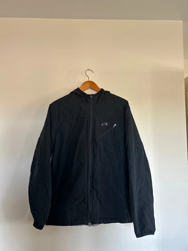 Vintage Nike Fleece Lined Jacket Black Medium