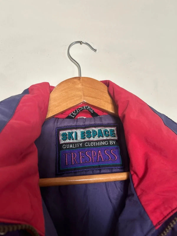 Vintage 80s Trespass White Mountain Ski Jacket Medium