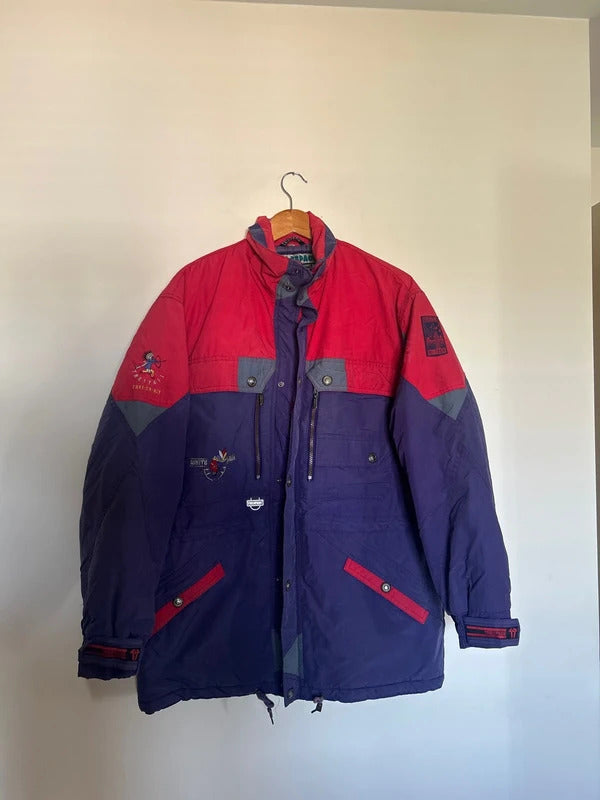 Vintage 80s Trespass White Mountain Ski Jacket Medium