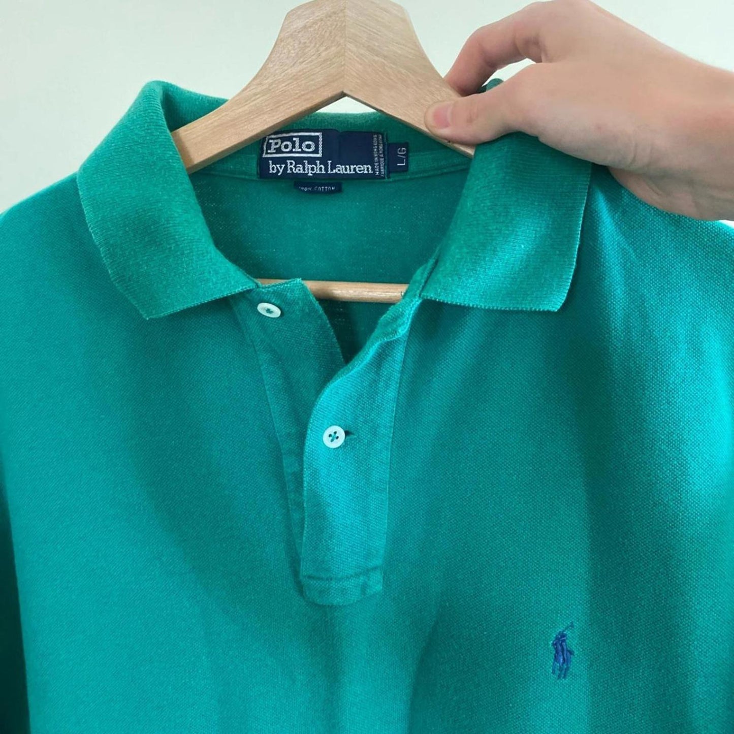 Ralph Lauren Polo Shirt Green Large