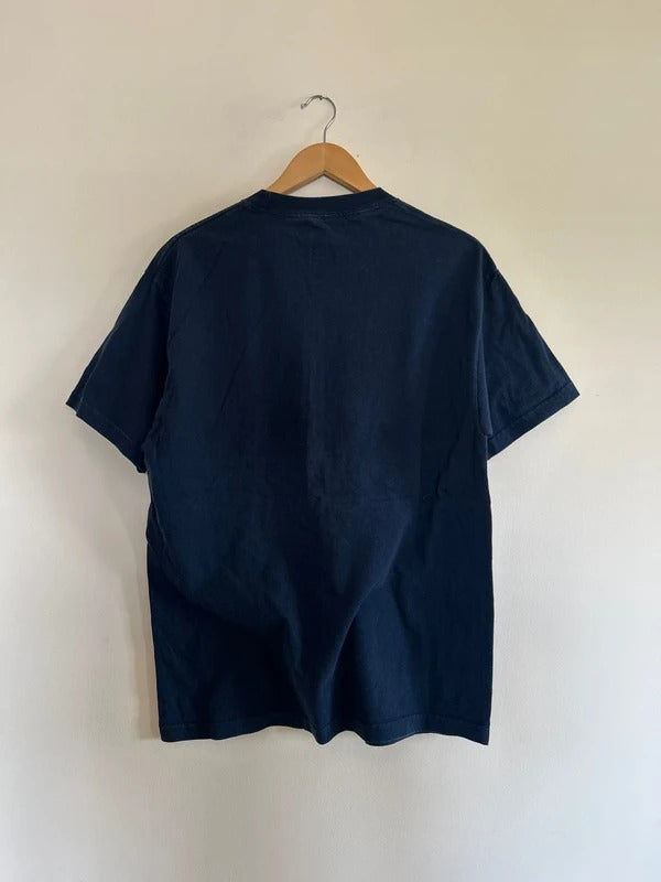 Vintage Nike Just Do It T-shirt Navy Large