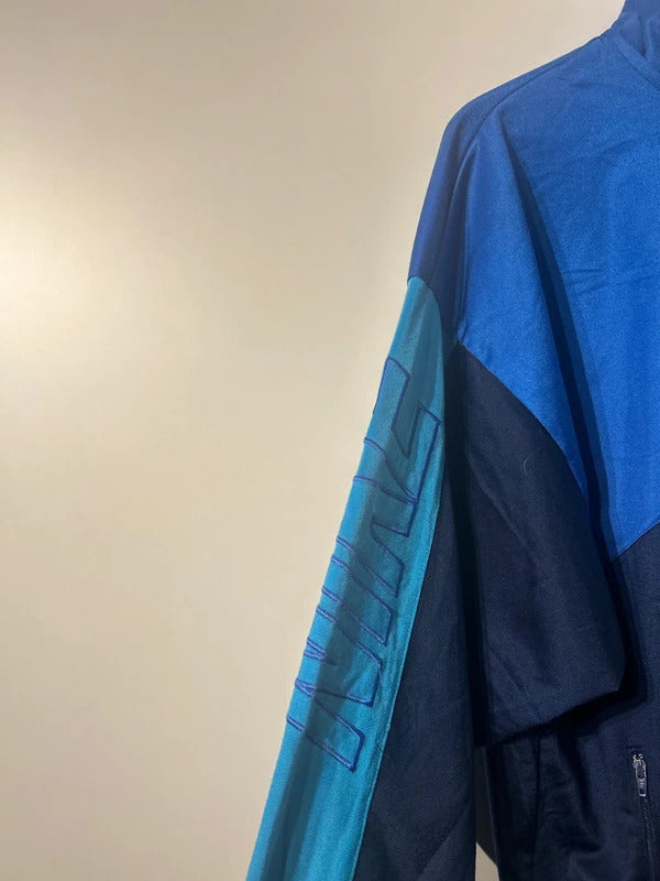 Vintage Nike Zip Up Jacket Blue/Black Large