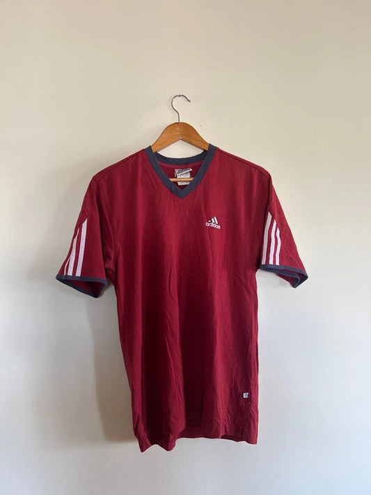 Vintage Adidas T-shirt Red Medium