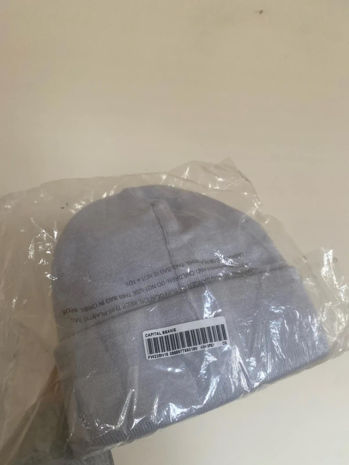 Supreme Capital Beanie Grey BNWT