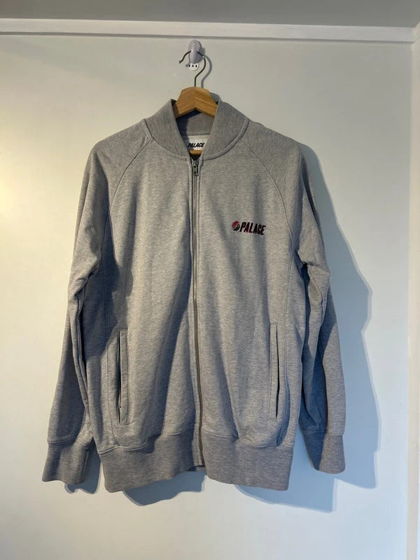 Palace Blazed Zip Bomber Jacket Grey Medium