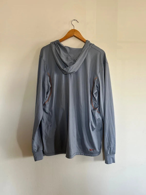 Vintage Nike Dri-fit Zip Up Jacket Grey XL