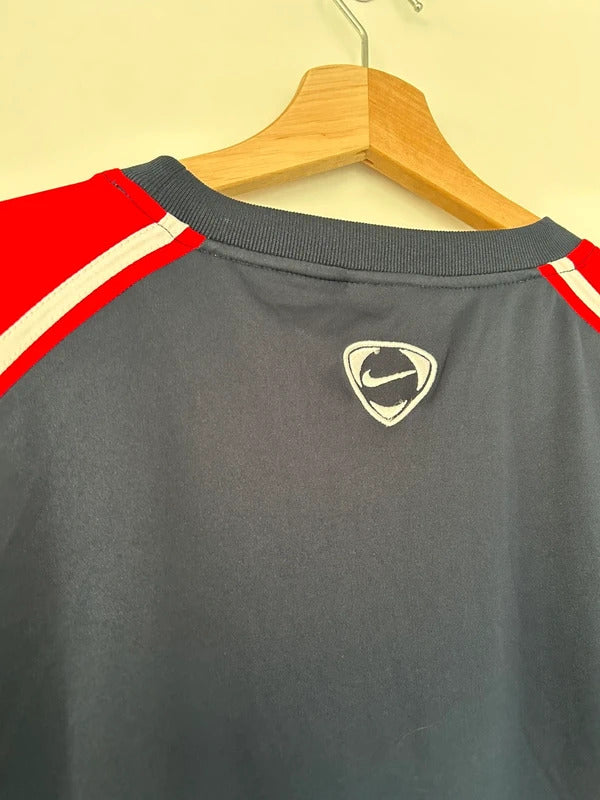 Vintage Nike Football T-shirt Navy/Red XL