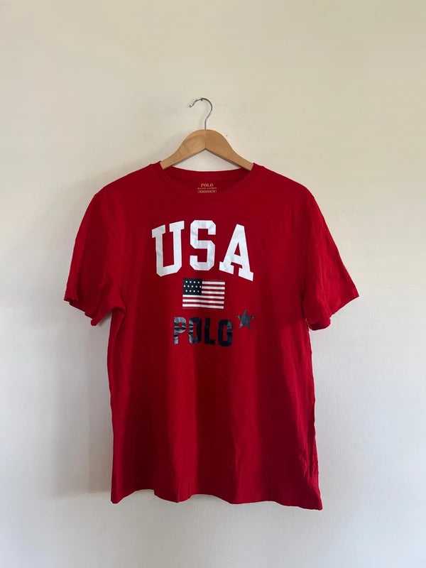 Ralph Lauren USA T-shirt Red Women’s XL