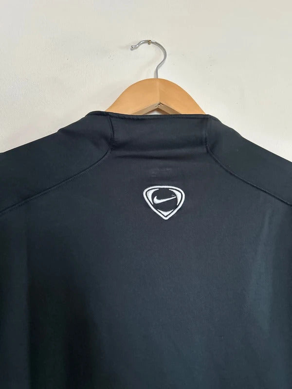 Vintage Nike Total 90 Dri-fit 1/4 Zip Black Large