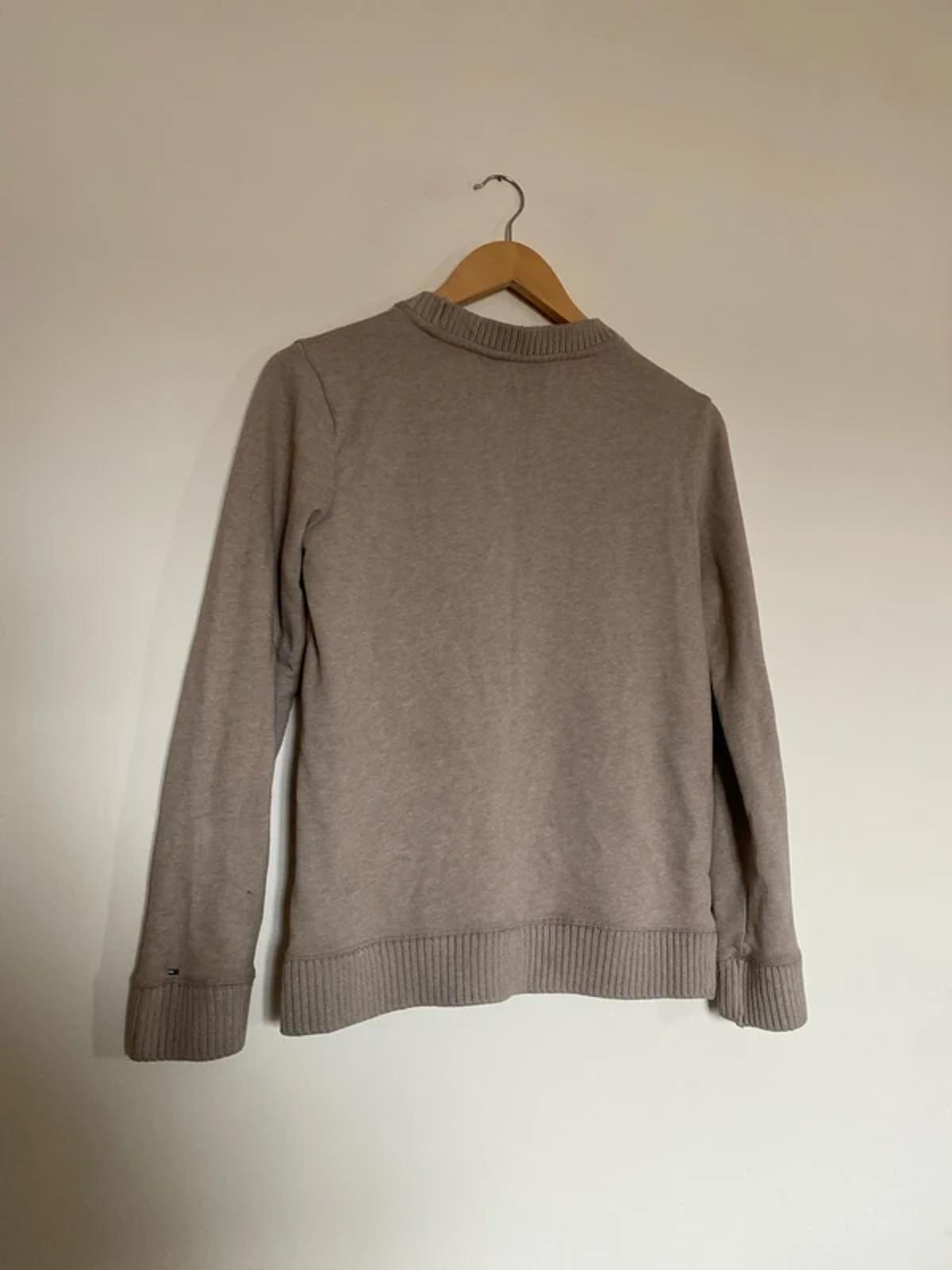 Tommy Hilfiger Spell Out Jumper Beige Small