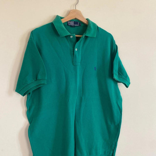 Ralph Lauren Polo Shirt Green Large