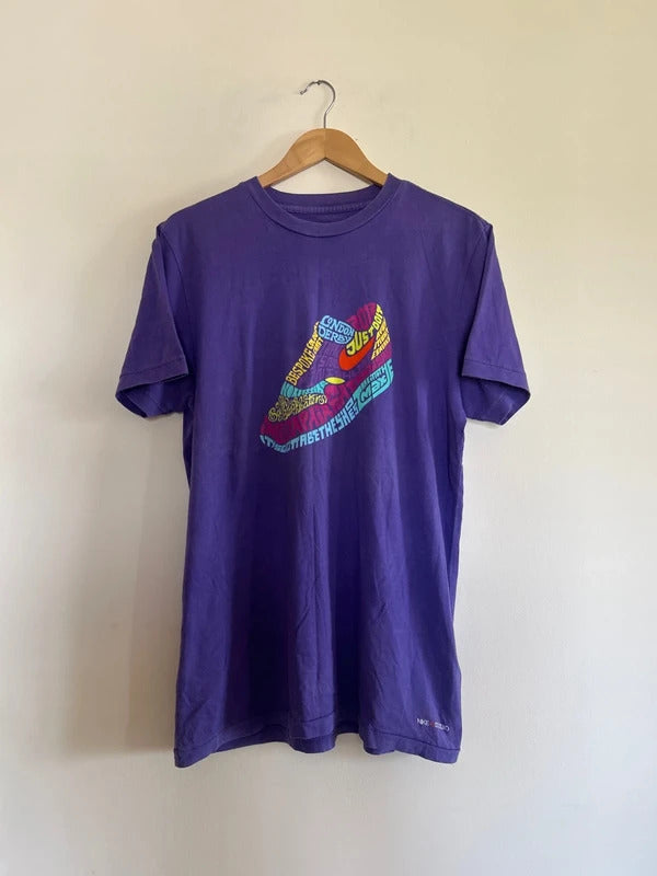 Vintage Nike Air Max T-shirt Purple Large