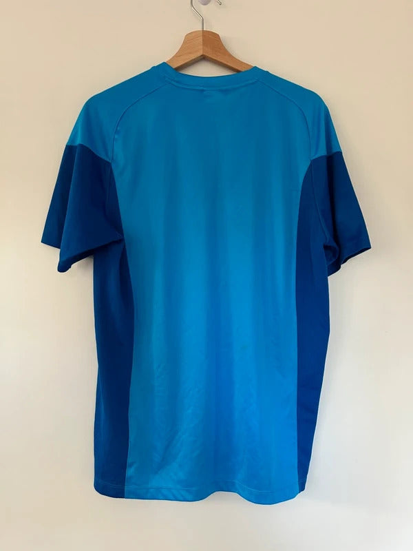 Vintage Nike Football T-shirt Blue Large