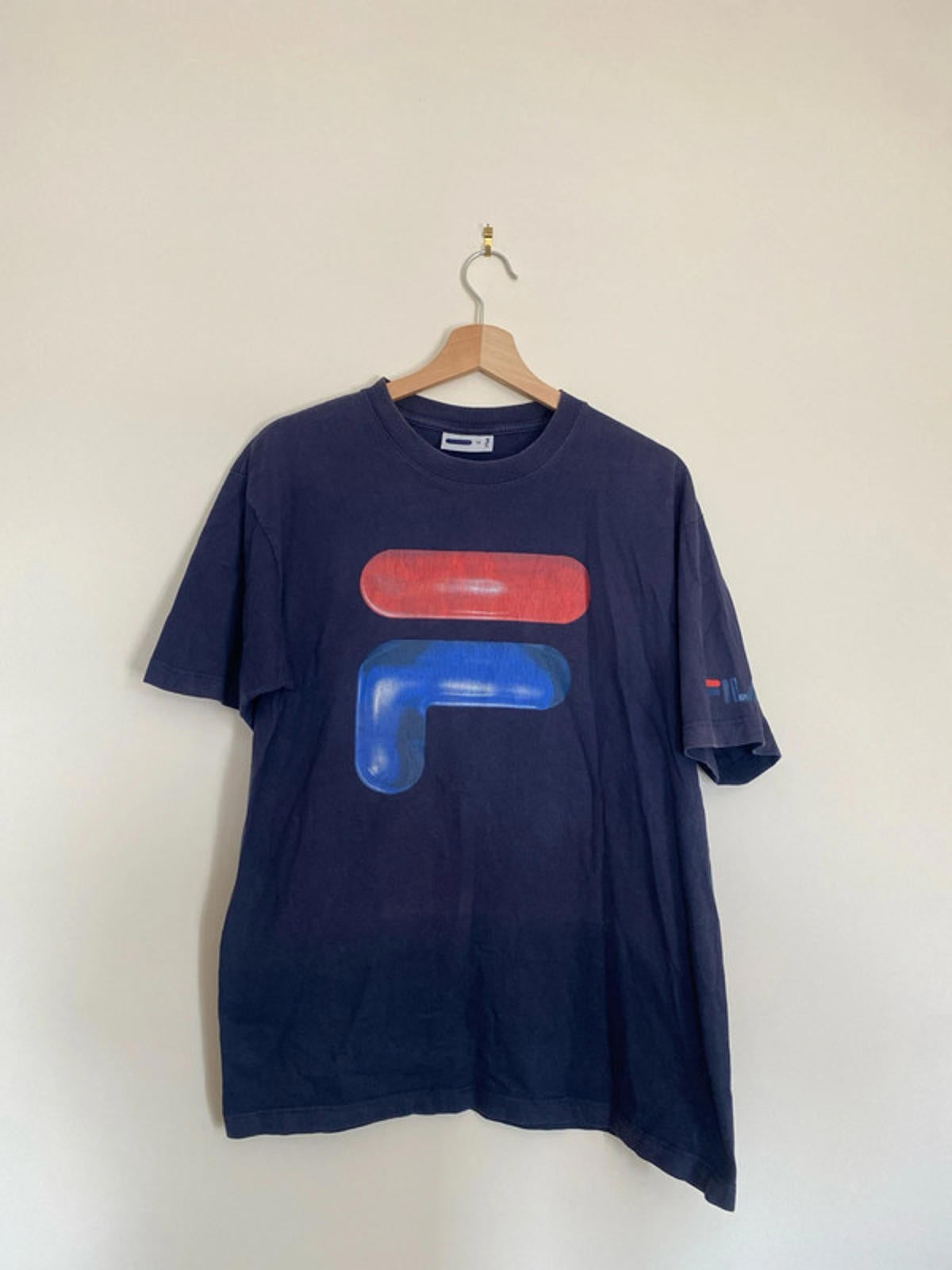 FILA Vintage Logo T shirt Medium