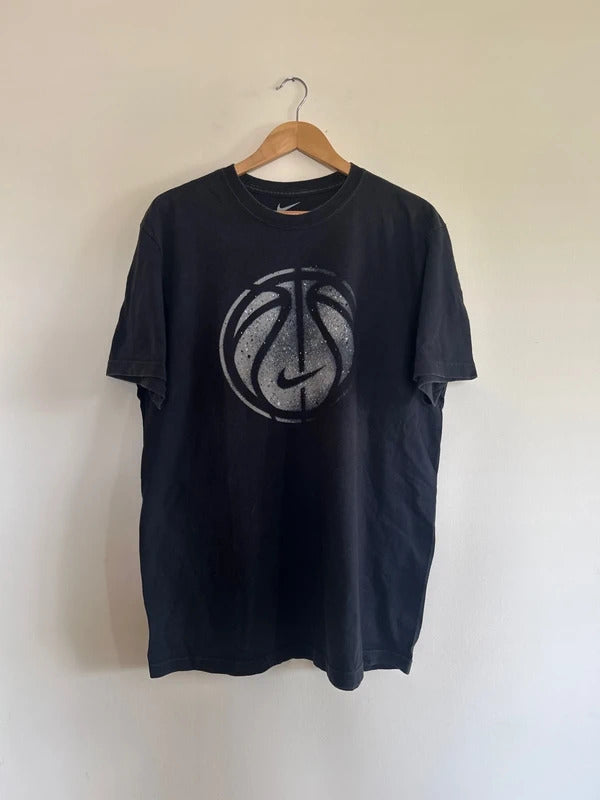 Vintage Nike Basketball T-shirt Black XL
