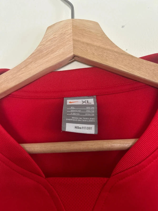 Vintage Nike Tiempo Training Shirt Red XL