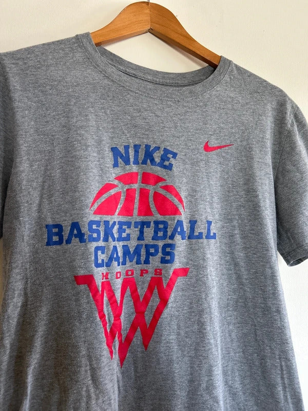 Vintage Nike Just Do It T-shirt Grey Small