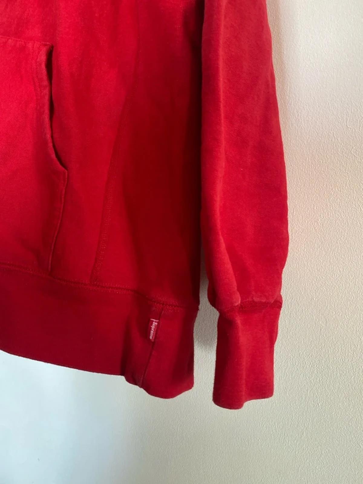 Supreme Cross Box Logo Hoodie Red Large