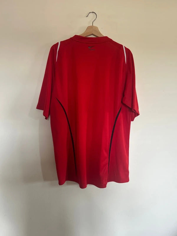 Vintage Nike Tiempo Training Shirt Red XL