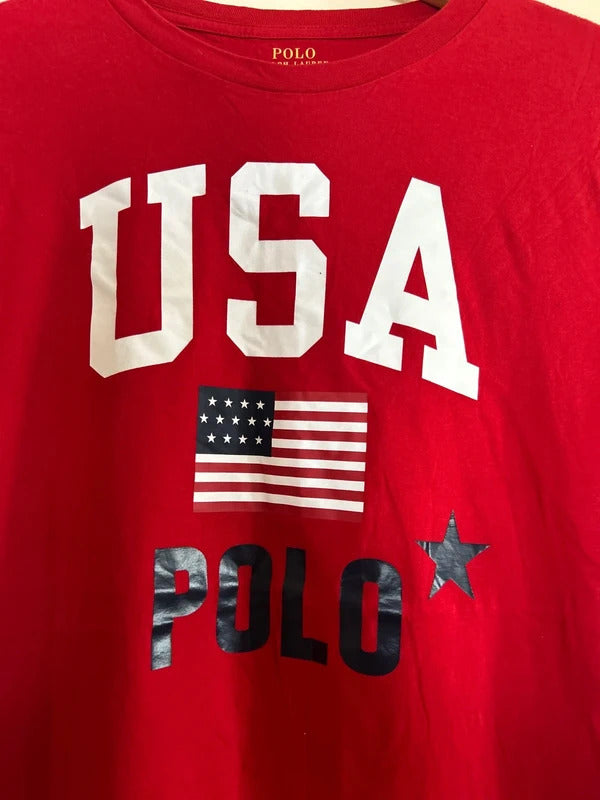 Ralph Lauren USA T-shirt Red Women’s XL