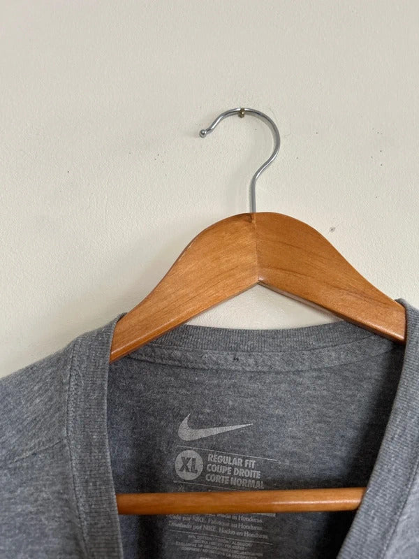Vintage Nike Swoosh T-shirt Grey XL