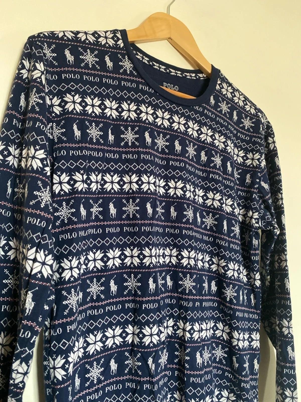 Ralph Lauren Festive Under Shirt Small