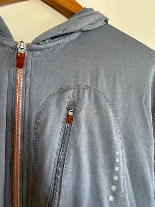 Vintage Nike Dri-fit Zip Up Jacket Grey XL