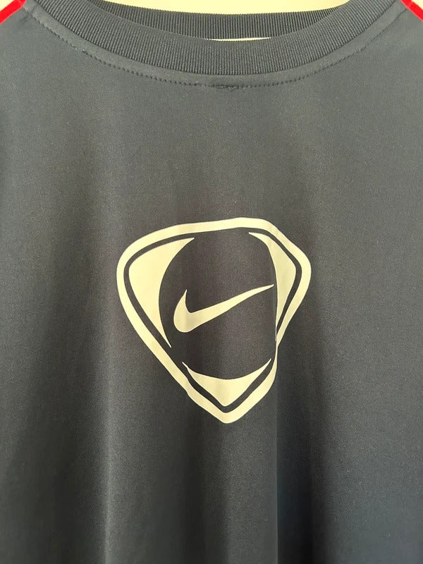 Vintage Nike Football T-shirt Navy/Red XL