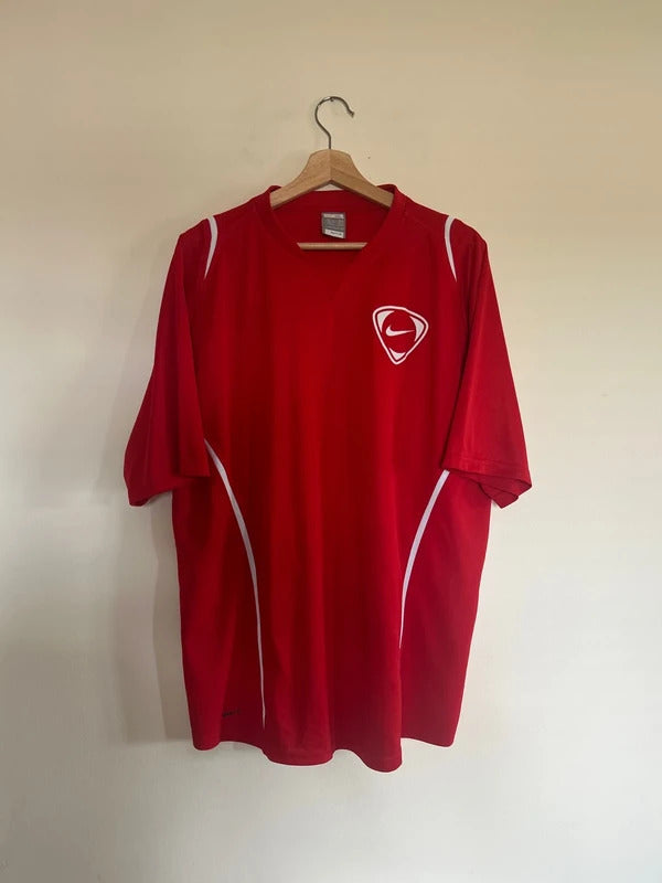 Vintage Nike Tiempo Training Shirt Red XL