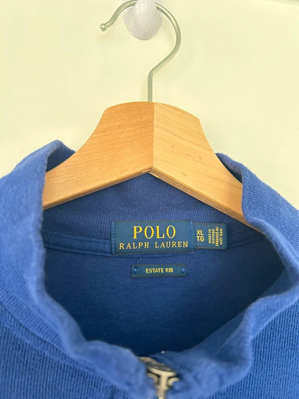 Ralph Lauren 1/4 Zip Estate Rib Jumper XL