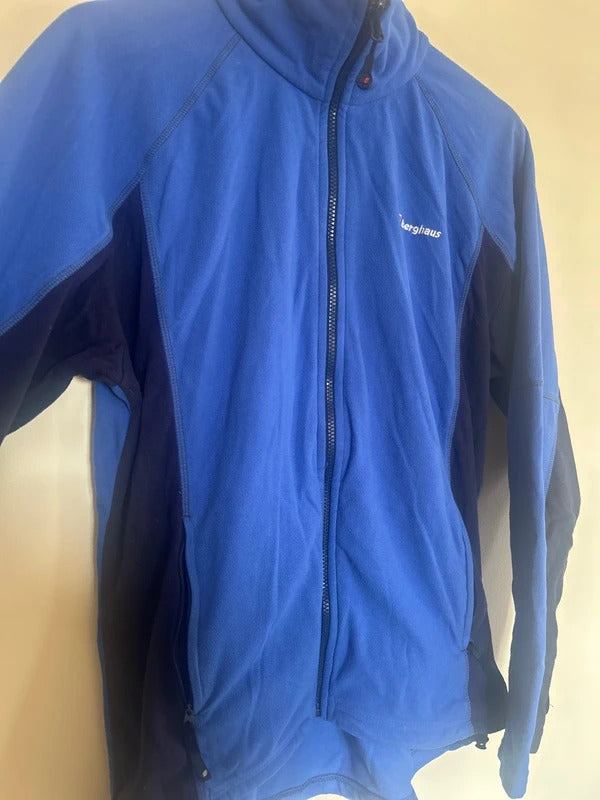 Berghaus Fleece Zip Up Jacket Blue Large