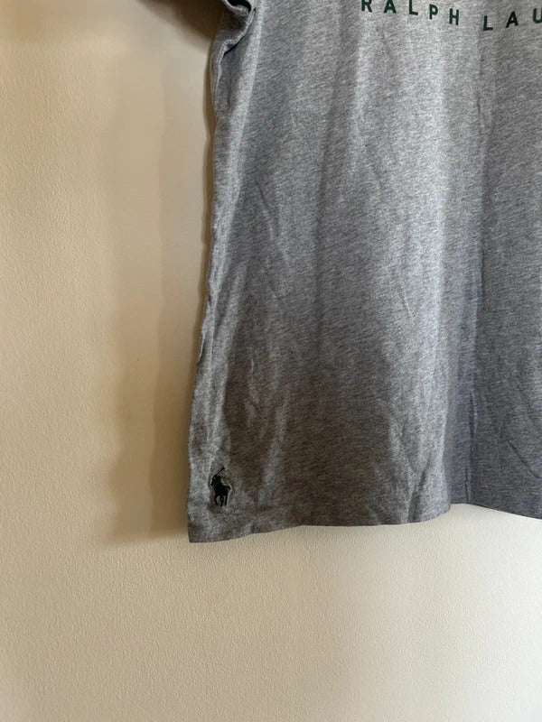 Ralph Lauren Polo Spell Out T-shirt Grey Medium