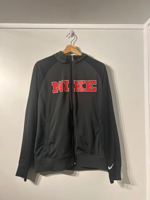 Vintage Nike Spellout Zip Up Jacket Medium