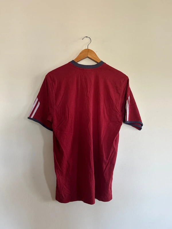Vintage Adidas T-shirt Red Medium