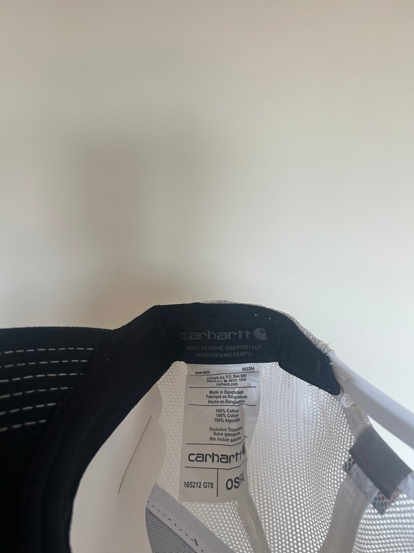 Carhartt Trucker Mesh Hat Black BNWT
