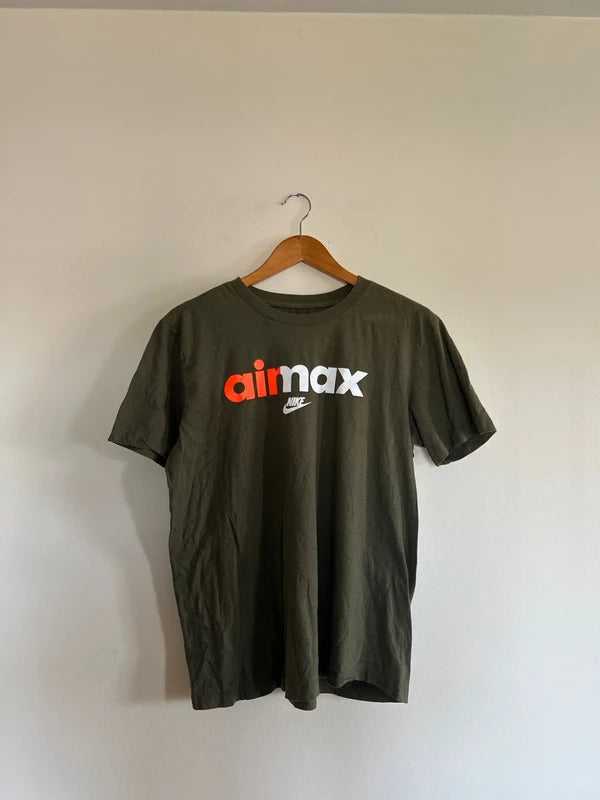 Nike Air Max Logo T-shirt Khaki Medium