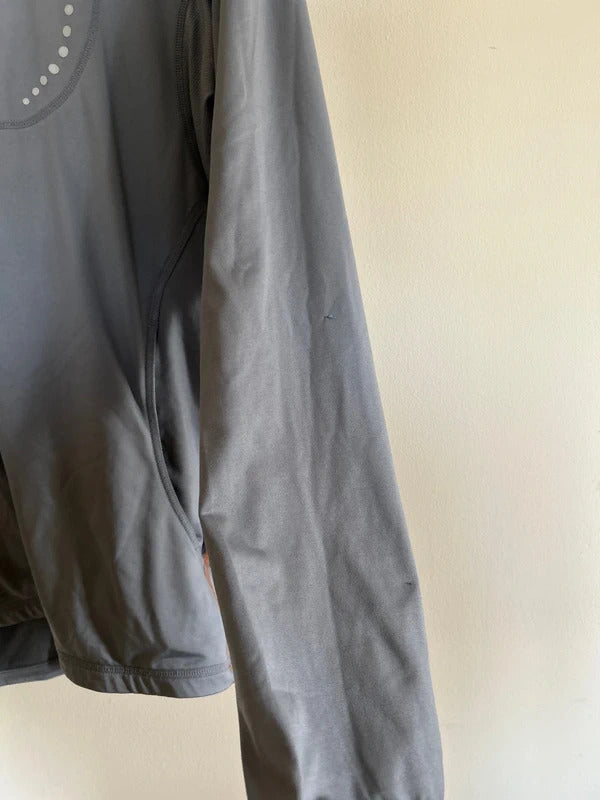 Vintage Nike Dri-fit Zip Up Jacket Grey XL