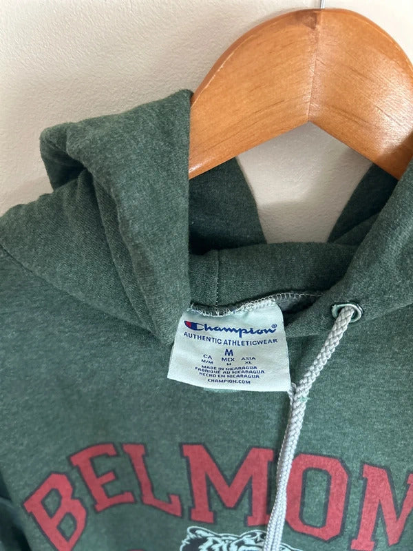 Champion Belmont Bruins Hoodie Green Medium