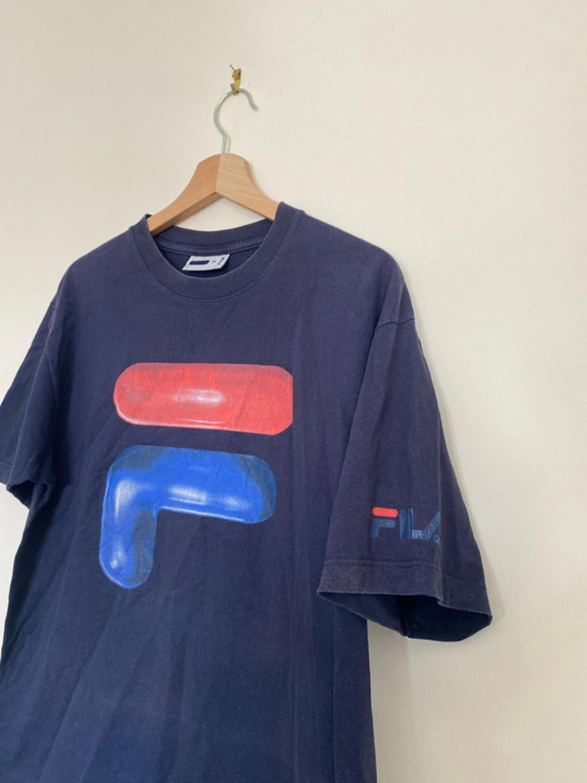 FILA Vintage Logo T shirt Medium