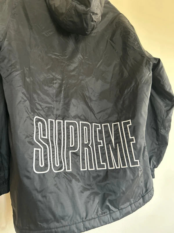 Supreme x Champion Pullover Parka Black Medium